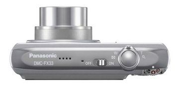 Panasonic Lumix DMC-FX33S 8.1MP Digital Camera with 3.6x Wide Angle MEGA Optical Image Stabilized Zoom (Silver) N3