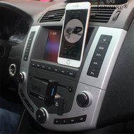 Mini Bluetooth Receiver Speaker / Car Kit, Portable Wireless Audio Adapter 3.5 mm AUX Cord Stereo Output Microphone... N4