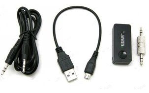 EDUP EP-B3503 Handsfree Wireless Car Bluetooth V3.0 Music Receiver Adapter A2DP Stereo Profile Mic 10m Range for... N6