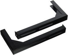 Elite Screens 12&quot; Wall and Ceiling Hanging L-Brackets for Manual/Spectrum/VMAX2 series, Black... N4