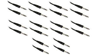 C&amp;E CNE40292 6-Feet 1/4-Inch Stereo Audio Patch Cable, 1/4 Male N4