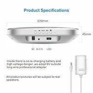 FDY Wall Mounted Home WiFi Smart App WIFI Bluetooth Workable Speaker Home Smart Wifi Stereo-White
