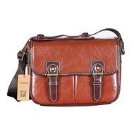 DSLR Camera Bag Waterproof PU Leather Travel Bag Shoulder Bag for Canon Sony Nikon Canon Olympus DSLR Camera (... N14