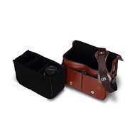 DSLR Camera Bag Waterproof PU Leather Travel Bag Shoulder Bag for Canon Sony Nikon Canon Olympus DSLR Camera (... N15