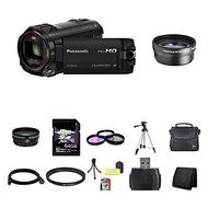 Panasonic HC-W850K Digital HD Camcorder (Black) 2x Telephoto Lens 64GB Bundle 3