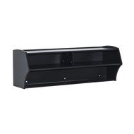 HomCom 49&rdquo; Wall Mounted Floating Media Console - Black N16