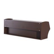 HomCom 49&rdquo; Wall Mounted Floating Media Console - Black N18