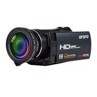 Ordro Max 24.0MP Video Camcorder 16x Zoom Portable Digital Camera HD 1080P + Wide Angle Lens N4