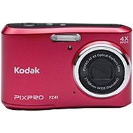 Kodak PIXPRO FZ41 16.2 Megapixel Compact Camera - Red - 2.7 LCD - 16:9 - 4x Optical Zoom - 6x - Digital (IS) -...