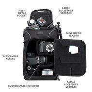 Action Camera Accessories Bundle by USA Gear including Camera Bag w/ Customizable Dividers, 9-in-1 Mount Kit &amp;...