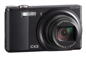 Ricoh CX3 10MP CMOS Digital Camera with 10.7x Wide Angle Optical Macro Zoom and 3.0 inch LCD (Black) N4