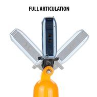 Action Cam Floating Hand Grip Mount with Wrist Strap , Universal Tripod Adapter and 180-Degree Articulation by... N4