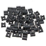 60pcs 8 Pin DIP IC Sockets Adaptor PCB Solder Type Connectors Plugs. N3