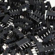 60pcs 8 Pin DIP IC Sockets Adaptor PCB Solder Type Connectors Plugs. N4