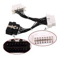 OBDSpace OBD2 16Pin OBD2 Splitter Extension Cable Male to Dual Female Y Cable, J1962M to 2-J1962F N2