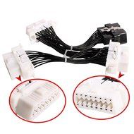 OBDSpace OBD2 16Pin OBD2 Splitter Extension Cable Male to Dual Female Y Cable, J1962M to 2-J1962F N3
