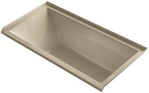 KOHLER 1167-RVBC-K4 Underscore 60-Inch x 30-Inch Alcove VibrAcoustic Bath with Chromatherapy and Right-Hand Drain... N10