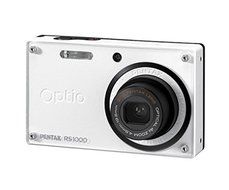 Optio RS1000 14.1 Megapixel Compact Camera - 4.90 mm-19.60 mm - White