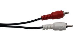 LEMENG 5 Feet Splitter Patch Y Cable -gold plated 1 XLR Male to 2 RCA Male N6