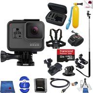 Gopro Hero 5 Black 14 Piece Frontier Bundle Includes: Go Pro Hero5 Black + Case + Floaty Bobber + Chest Strap...
