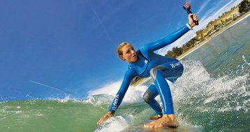 GoPro Hero4 Hero 4 12MP Full HD 4K 30fps 1080p 120fps Built-In Wi-Fi Waterproof Wearable Camera Black Adventure... N160