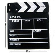 Kingfansion New Director Video Scene Clapperboard TV Movie Clapper Board Film Slate Cut Prop N4