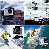 Come Across WIFI 2.0'' 12MP HD 1080P 170Wide Waterproof Helmet Sports Camera Action DV SJ4000 N3
