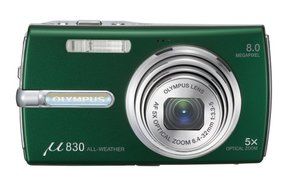 OLYMPUS digital camera &mu;830 British Green Japan model