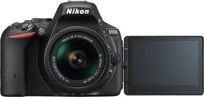Nikon D5500 Digital SLR Camera - Black (24.2 MP, AF-P 18-55mm VR Lens Kit) 3-Inch LCD Screen - International Version... N2