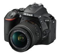 Nikon D5500 Digital SLR Camera - Black (24.2 MP, AF-P 18-55mm VR Lens Kit) 3-Inch LCD Screen - International Version... N4
