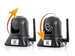 Plug And Play IP Security Camera "Easy-N" - Pan/Tilt, 0.3MP 1/4 Inch CMOS, Two Way Audio N8