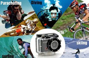 Wi-Fi Sports Camera "SportsCam" - With Remote Control, Full HD 1080p, 5 Megapixels CMOS Sensor, Waterproof N7