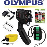 Olympus Stylus Tough TG-Tracker Wifi Action Camera (Black) + Olympus TG-Tracker Case CSCH-125 (Black) + 64GB microSDXC...