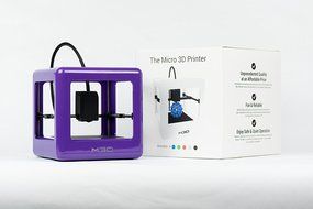 The Micro 3D Printer Retail Edition - [Clear] Auto-calibrating 3D Printer, Assorted 3D Ink - 1 Spool, 1.75mm,... N10