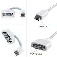 VIMVIP Mini DVI to VGA Adapter Cable for Macbook White N3