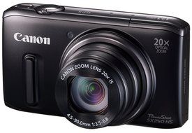 20 Times As Many Canon Digital Camera Powershot Optical Zoom Gps Function Pssx260hs - International Version (No... N3