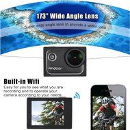 Andoer 4K Action Sports Camera 30FPS 1080P 60FPS Full HD DV 16M 2.0in LTPS LCD Screen Wifi Waterproof 173&deg;Wide... N20