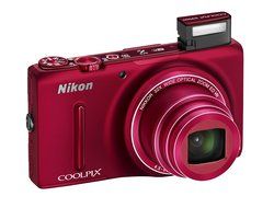 Nikon COOLPIX S9500 digital camera optical zoom 22 times the Wi-Fi-enabled Red Velvet S9500RD N7