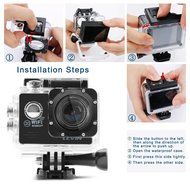 Sports Camera, Levin Action Camera 2.0 Inch 170 Degree Ultra-wide Angle Lens Full HD 1080p 14MP WiFi Remote Control... N9