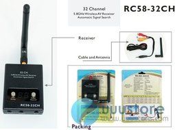 Boscam RC FPV 5.8G 5.8GHz 2000mw 32 Channels Wireless AV Transmitter TX58-2W and Receiver RC58-32CH For rc quadcopter... N6