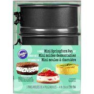 Wilton 2105-2174 Mini Springform Pan, Set of 3, Silver N3