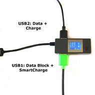 PortaPow Dual USB Power Monitor with SmartCharge Technology