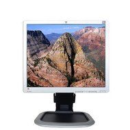 19" HP L1950 DVI Rotating LCD Monitor w/USB Hub (Black/Silver) - Rotates to Portrait or Landscape...
