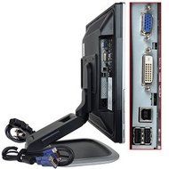 19" HP L1950 DVI Rotating LCD Monitor w/USB Hub (Black/Silver) - Rotates to Portrait or Landscape... N2