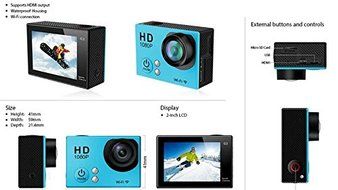 OXIANG OG2 4k Wifi Full HD 1080P Mini Outdoor Sport Action Camera Waterproof N2