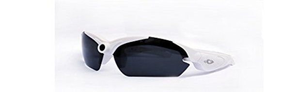 Cyclops Gear CGLIFE1080WHT Cyclopsgear Cglife1080wht Hd Video Sunglasses 1080p White