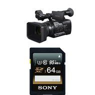 Sony PXWX180PXWX180 XDCAM XAVC HD422 Hand-held Camcorder (Black) with Memory Card