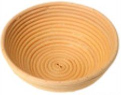 GLOBAL HUNTRESS 8.5" Round Banneton Brotform Bread Dough Proofing Rising Rattan Basket &amp; Liner N2