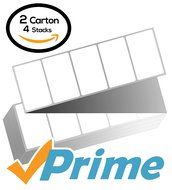 4 x 2 Fanfold Zebra Compatible Direct Thermal Labels (2 Cartons) for Zebra Printer GC420d GC420t GK420d GK420t... N2