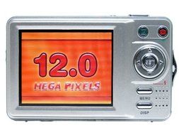 SVP XThinn 12 VX Silver 12MP Digital Camera/Camcorder N3